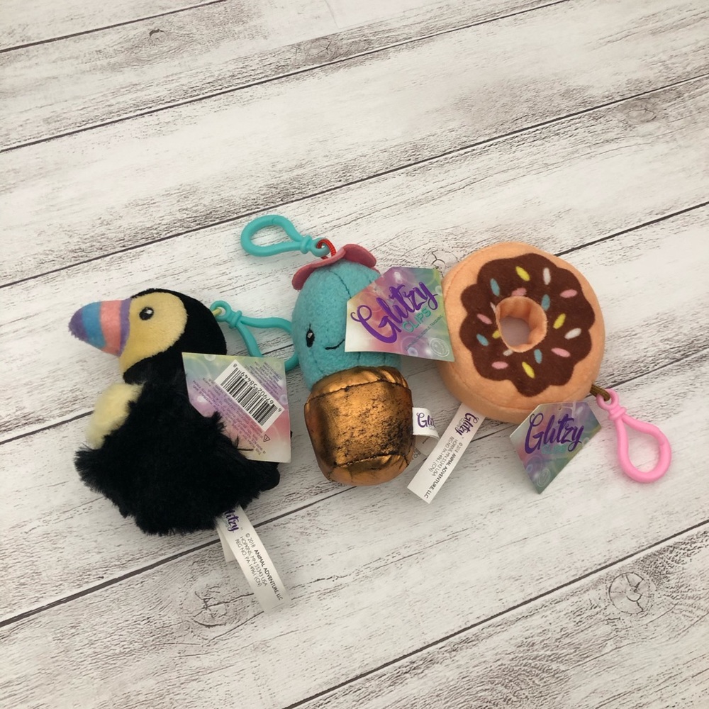 Glitzy Clips Set of 3